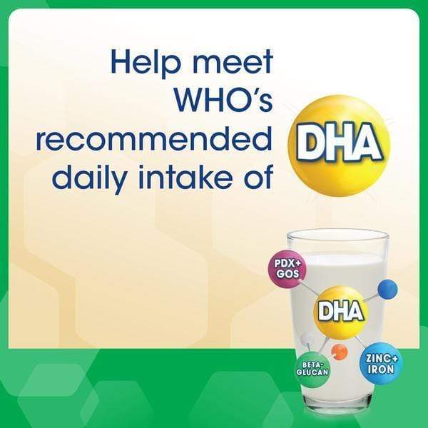Help meet WHO's recommended daily intake of DHA