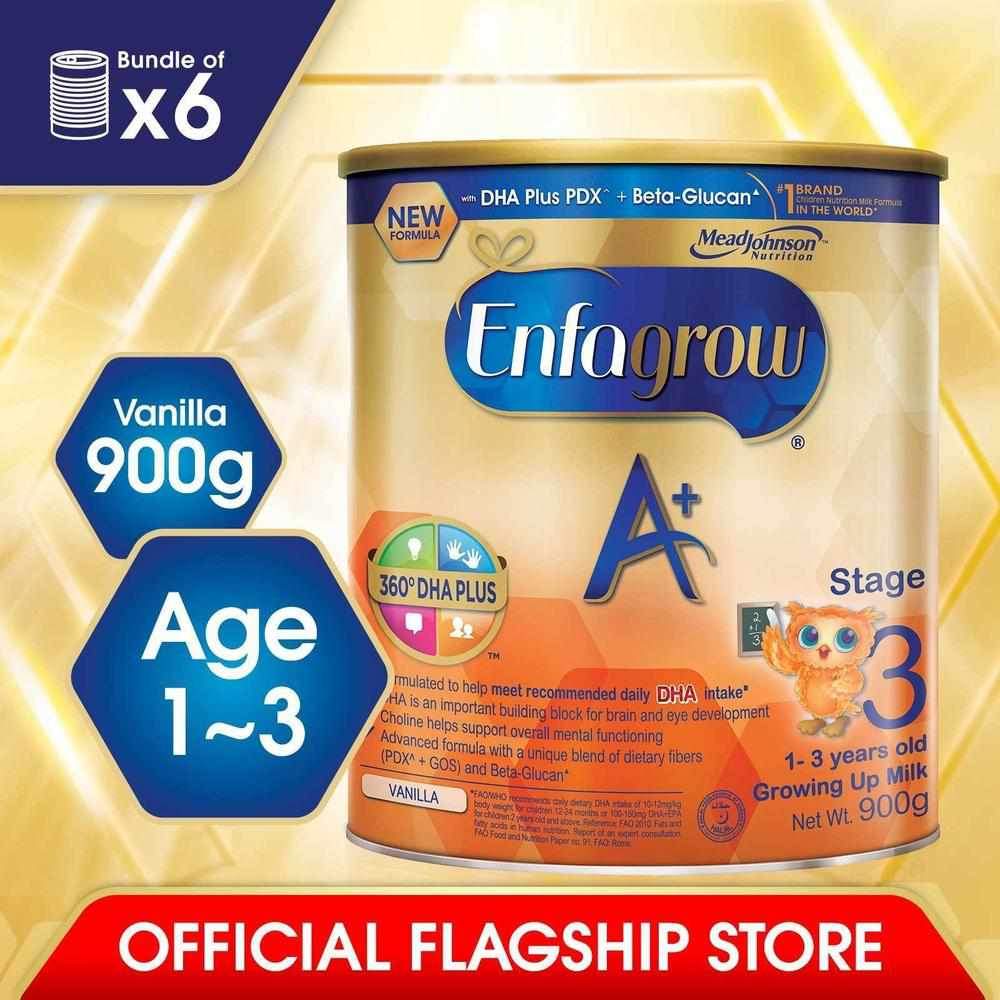 Enfagrow A+ Stage 3 (900g Vanilla) Bundle of 6